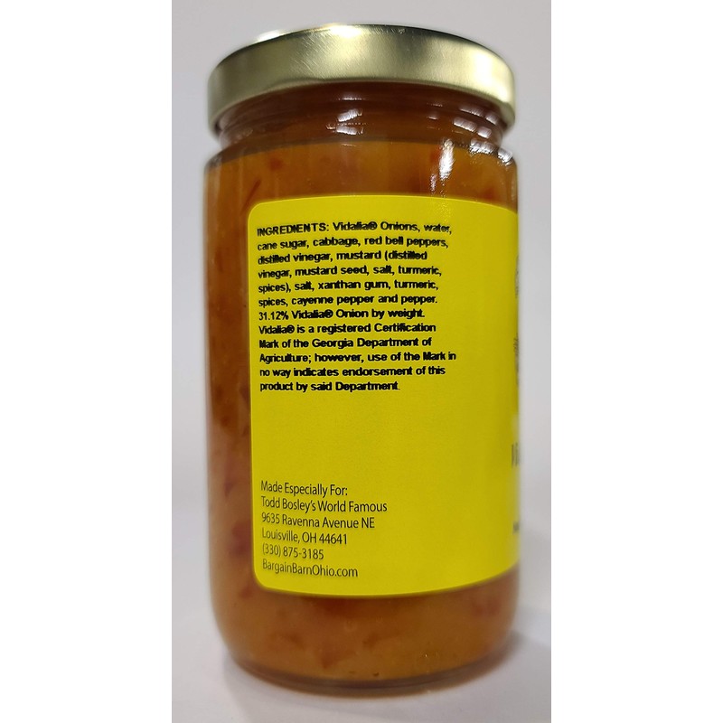 Todd Bosley's World Famous Vidalia Onion Relish