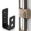 prtsftrb 2x4 Door Barricade Brackets Security Bracket Heavy Duty Devices