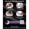 LaaVoo Tape Extensions, Real Hair, 40 cm, Invisible Hair Extensions,