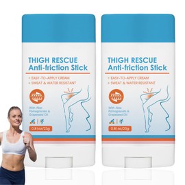Oumun 2PCS Anti Chafe Stick,Waterproof Glide Anti-Chafing Stick,Anti Friction Cream,Anti Chafe Balm,Thigh Rubbing Balm,Thigh Rescue Anti Chafe Balm,Glide Anti-Chafing Stick,Anti-Chafe Cream for Women