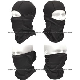 BXB Type 3 Way Tactical Face Mask, Army Balaclava, SWAT Cap with Eye Opening, Military, Camouflage, Protects Against Cold, Neck Warmer, Ear Cap, All Purpose Headwear, Breathable, Warm, Quick Drying, Comfortable to Wear, Great for Military or Survival Gam