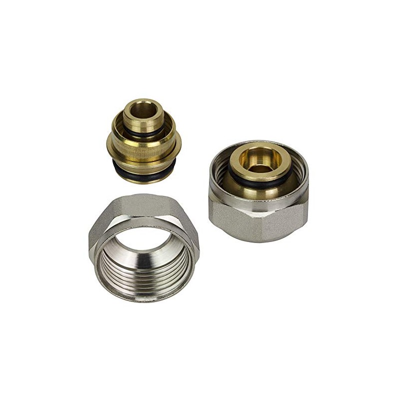 17mm Eurocone Pipe Connectors for Underfloor Heating Manifolds (Pack of