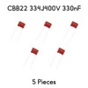 Pack of 5 CBB22 334J 400V 0.33uF 330nF Polypropylene Film
