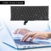 Black Laptop Replacement Keyboard Layout Fit for MacBook Pro A1502