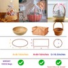 WIKDAY Cellophane Wrap for Gift Baskets 5 PCS 18x30 Inches