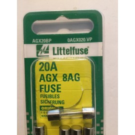 Littelfuse 0AGX020.VP Littelfuse 20 Amp AGX Fuse - Automotive AGX20BP