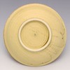 Seto Ware 丸金 5.5 平鉢 Yellow Seto 渦紋 024 –