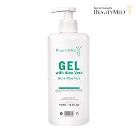 Beauty Med Large Capacity Aloe Gel 500ml 500ml Sample Set / 뷰티메드 대용량 알로에 겔 500ml 500ml  샘플세트