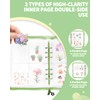 Sticker Organizer Binder, A5 Sticker Storage Album with Zipper, Reusable