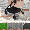 Foldable 4-Wheel Pet Stroller for Dogs & Cats -Dog Stroller,