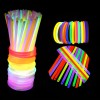 Kit de 100 pulseras LED fluorescentes de neón para fiestas