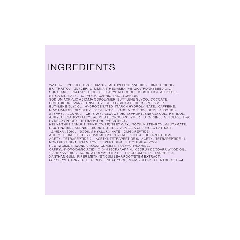 No.9 NAD+ Crema de ojos con retinol y vitamina C