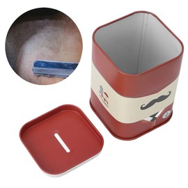 Blade Containers, Blade Disposal Boxes Blade Disposal Boxes Removable Design Compact and Practical Blade Disposal Box Suitable for Blades Syringe Needles(RED)