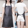 PU Waterproof Apron with One Big Pocket Adjustable Oil Proof