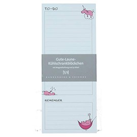 'Fridge Notepad with Unicorn Mythical To-Do List of Rann & Friends