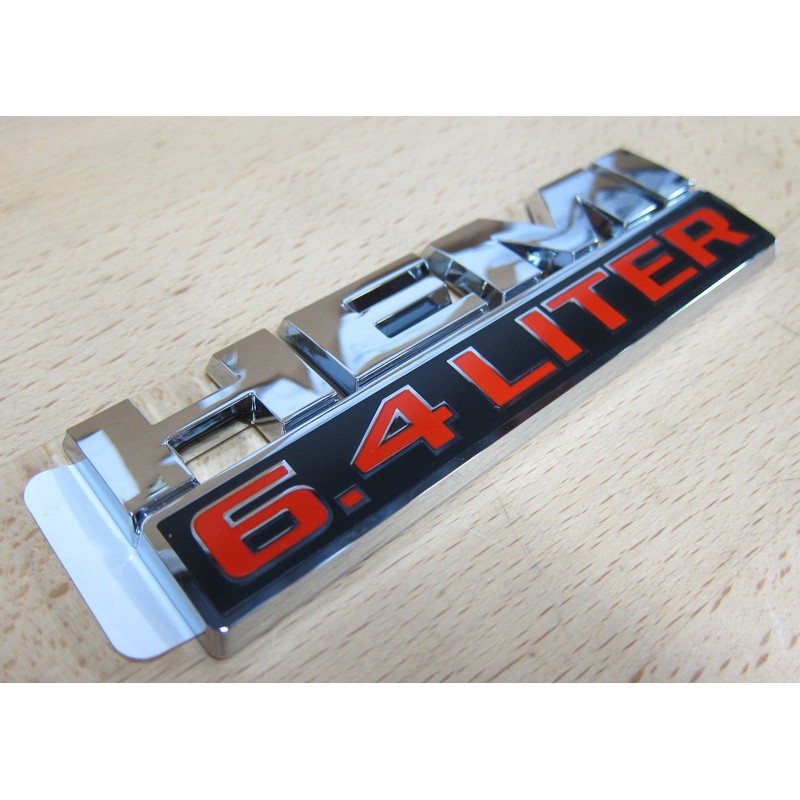 Dodge Ram Jeep 6.4 Liter Hemi Logo Decal Emblem Nameplate