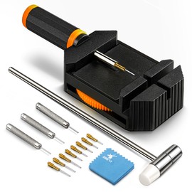 JOREST Watch Link Removal Kit, Resizing Tool for Bracelet Adjustment & Replacement, Pin Remover for Sizing Strap, Watch Adjuster, Hammer for Watch Repair, Adjust Band, with User Manual, Punches