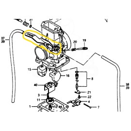 MIKUNI SUZUKI LT500R, LT500, 500R QUAD RACER QUADZILLA CARBURETOR CHOKE LEVER & PLUNGER