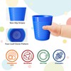 Muulaii Set of 12 Kids Plastic Cups- 8 oz Children