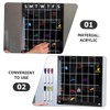 jojofuny Magnetic Memo Planning Whiteboard Set Easy to Write Erase