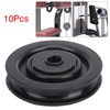 Bearing Pulley Wheel, 10 Pcs 75mm/90mm Universal Nylon Bearing Pulley
