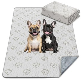 FXW Washable Pee Pads for Dogs, Puppy Pads with Super Absorbent, Specifically Designed for FXW Rollick/Homeplus 24inch 6 Panels Dog Playpen, 39" x 63" Rectangle, Khaki, 1 Pack