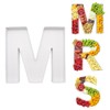 ZIJRXQ 12inch Cardboard Letter Fillable Shaped Decorative Box for Charcuterie(M)