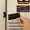 Alise Slide Bolt Gate Latch,Spring-Automatic Barrel Bolts Latches Safety Door