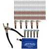 50 Each C1/8 & C3/32 Cleco Fasteners with Clamps, Pliers,