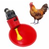 ANCLLO 12 Pack Chicken Water Cups Automatic Poultry Waterers Quail