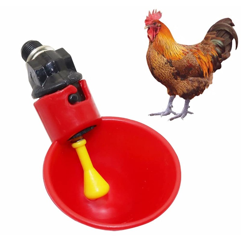 ANCLLO 12 Pack Chicken Water Cups Automatic Poultry Waterers Quail