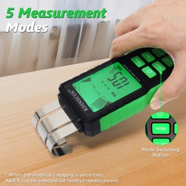 Pinless Moisture Meter,Wood Moisture Meters for Walls, Rechargeable Carpet Moisture Meter, Firewood Moisture Tester, Drywall Moisture Detector Professional Moisture Content Meter