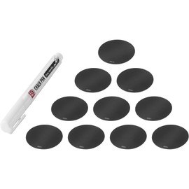 ZWILLING Fresh & Save CUBE 11-Piece Reusable Silicone Label with Chalk Maker Set, for Keeping Track of Food and Avoiding Waste, Black