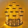 DIWNELEM 16 Tier Acrylic Cupcake Stand Display Riser Holder for