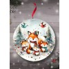 Fox Christmas Ornament, Stocking Stuffers Festive Cheer