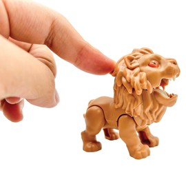 Raymond Geddes Animal Biter Toys for Kids (24 per Box) - Open Close Finger Push Toy Game - Mouth Grabbing Animal Figures