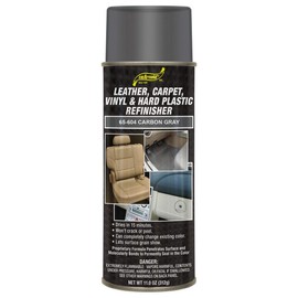S.M. Arnold Refinishing Spray Paint - CARBON GRAY 11 Oz. - For Leather, Carpet, Vinyl, Metal, Plastic, Polycarbonate, Polypropylene, Acrylic, Lexan, Fiberglass | Pro Grade Aerosol Refinisher