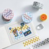 Zenarao Black White Decorative Washi Tape Compact Checkerboard Pattern Paper