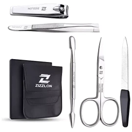 Zizzlon Kit De Manicura Zizzlon, Tijeras Multiusos Para Uñas Y Cejas