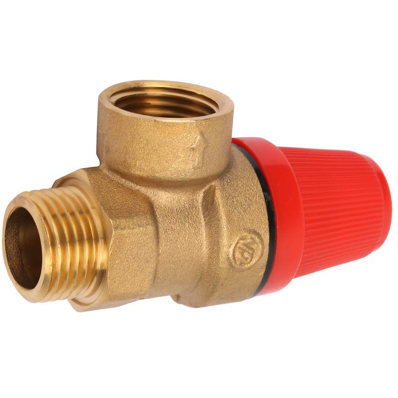 VOBOR Pressure Relief Valve G1/2 inch, DN15 Brass Safety Valve