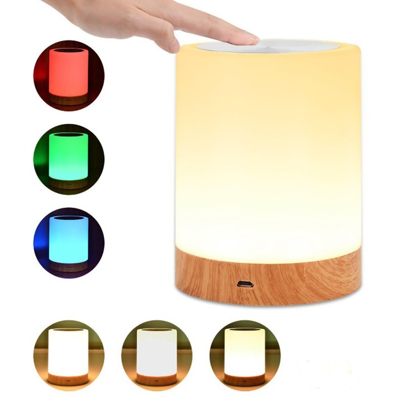 LED Night Light with Hook Touch Sensor Bedside Lamp Dimmable