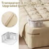 TAGMEIU 4 Pcs Bed Sheet Holder Clips, Mattress Sheet Fasteners
