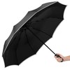 Yaneno Windproof Travel Reverse Folding Umbrella Compact Light Automatic Open