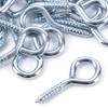 Pack of 100 Metal 40mm Screw Eyes - Heavy Duty