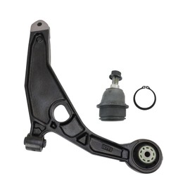 TRQ Front Left Lower Control Arm with Ball Joint Set Drivers Side Compatible with 2011-2014 Chrysler 200 2007-2010 Sebring 2008-2014 Dodge Avenger 2009-2020 Journey