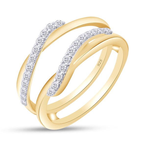 SAVEARTH DIAMONDS 3/10 ct t.w Round Cut Lab Created Moissanite