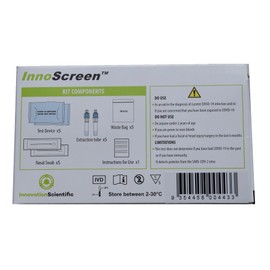 Innoscreen Rapid Antigen Test Device (Self-Test) - 5 pack - Made in Australia