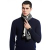 Landisun Women Scarf Men Scarf Skull Shawl Unisex Soft Long