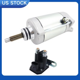 SOAIRDER Starter Motor & Relay Replacement For Polaris Ranger Crew 900 XP 900 2015-2019