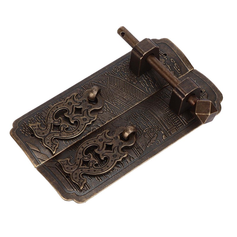 Antique Drawer Pendant Pulls Beautifully Engraved High Hardness Brass Book